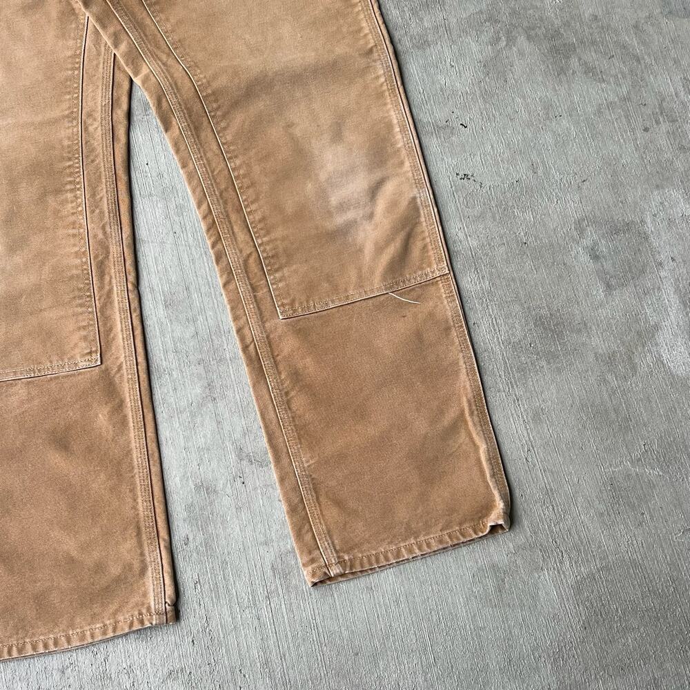 Carhartt brown double knee work wear carpenter pants - Picture 4 of 9